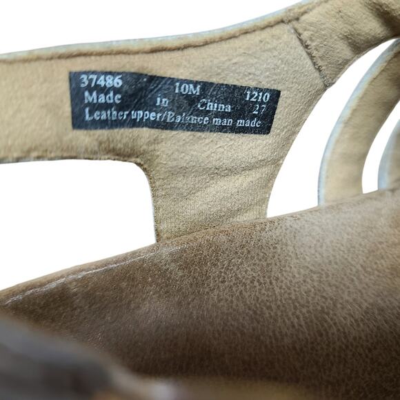 Clarks White Leather Lexi Marigold Sling Back Strappy Sandals Shoes 10 M - Picture 6 of 6